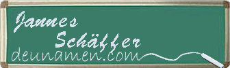 Jannes Schäffer Visitenkarte